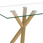 Stark Rectangular Dining Table - Gold