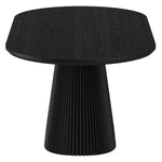 Tovas Oval Dining Table - Black