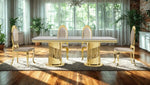 Empire Gold Dining Tables - Royal Living Furniture