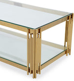 Ethan - Clear Glass Coffee Table - Royal Living Furniture