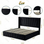 Eva Lift-Up Storage Bed – Black - Image 4