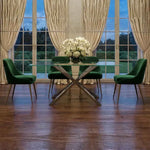 Stella Rectangular Glass Top Dining Table