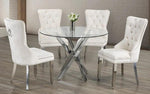 Modern Glass Dining Set - T1447 - Royal Living Furniture