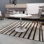 Velets 40 Inch Tulip Mid Century Modern Dining Table - White - Image 4
