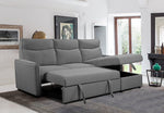 Sofabed Sectional W/Reversible Chaise Grey Fabric - IF 9027 - Royal Living Furniture