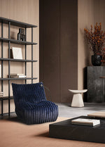 Recliner Chair with Cell Phone Holder - Blue IF 6306 - Royal Living Furniture