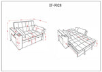 Sofabed Grey Fabric - IF 9028 - Royal Living Furniture