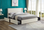 Bed Creme Beige-IF 5407 - Royal Living Furniture