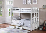 Bunk Bed White-B 1842 - Royal Living Furniture