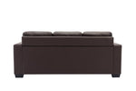 Sectional W/Reversible Chaise Black PU - IF 9355 - Royal Living Furniture