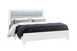Lucia-White Bed - Royal Living Furniture
