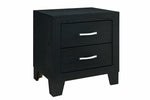 Reid-Black Night Stand - Royal Living Furniture