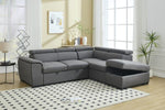 Sectional Sofa with Adjustable Headrest and Storage Ottoman - 8806 - Royal Living Furniture