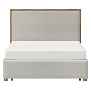 Queen Platform Bed with Drawer in Oat