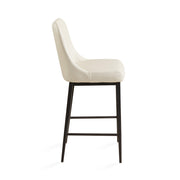 Maverick Counter Chair: Taupe Leatherette - Royal Living Furniture