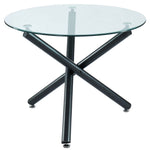 Suzette Round Dining Table - Black