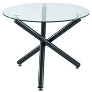 Suzette Round Dining Table - Black