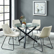 Suzette Round Dining Table - Black