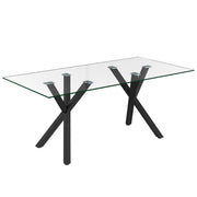 Stark Rectangular Dining Table - Black