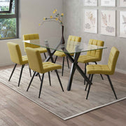 Stark Rectangular Dining Table - Black