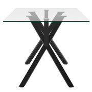 Stark Rectangular Dining Table - Black