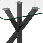 Stark Rectangular Dining Table - Black