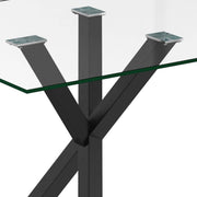 Stark Rectangular Dining Table - Black