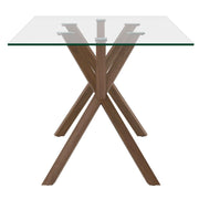 Stark Rectangular Dining Table - Walnut