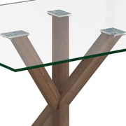 Stark Rectangular Dining Table - Walnut