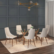 Stark Rectangular Dining Table - Walnut
