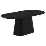 Tovas Oval Dining Table - Black