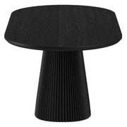Tovas Oval Dining Table - Black