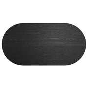 Tovas Oval Dining Table - Black