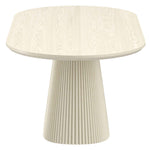 Tovas Oval Dining Table - Ivory
