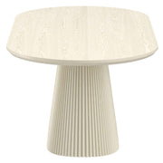 Tovas Oval Dining Table - Ivory