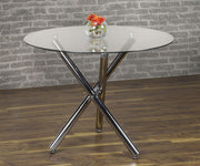 Weston Round Dining Set (Table + 4 Chairs) - Royal Living Furniture