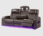 Brown Power Reclining Sofa Set - 2427 - Royal Living Furniture