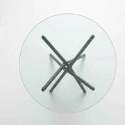 Bella Round Glass Top Dining Table