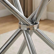 Bella Round Glass Top Dining Table