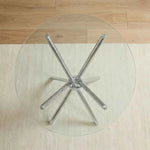 Bella Round Glass Top Dining Table
