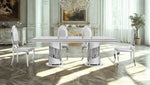 Empire  Silver Dining Tables - Royal Living Furniture