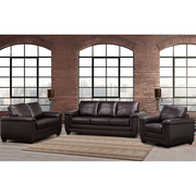 Zurich Leather Sofa Set - 4395