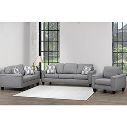 Durant Grey - 3-Piece Fabric Sofa Set - 4414