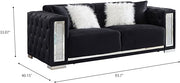 Acme Black Sofa Set