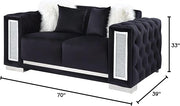 Acme Black Sofa Set