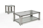 Ethan - Clear Glass Coffee Table - Royal Living Furniture
