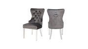 Erica Dining Chairs - Silver