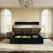 Eva Lift-Up Storage Bed – Black