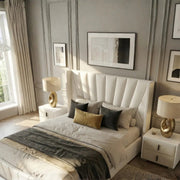 Eva Lift-Up Storage Bed – Ivory