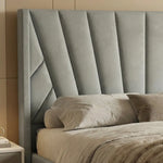 Eva Lift-Up Storage Bed – Light Gray
